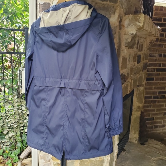 NWT Cole Haan Navy Raincoat S - Picture 4 of 10